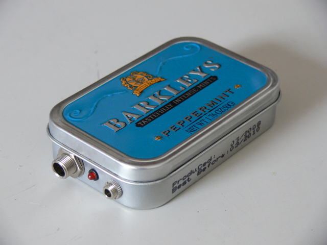 Mint tin amp closed